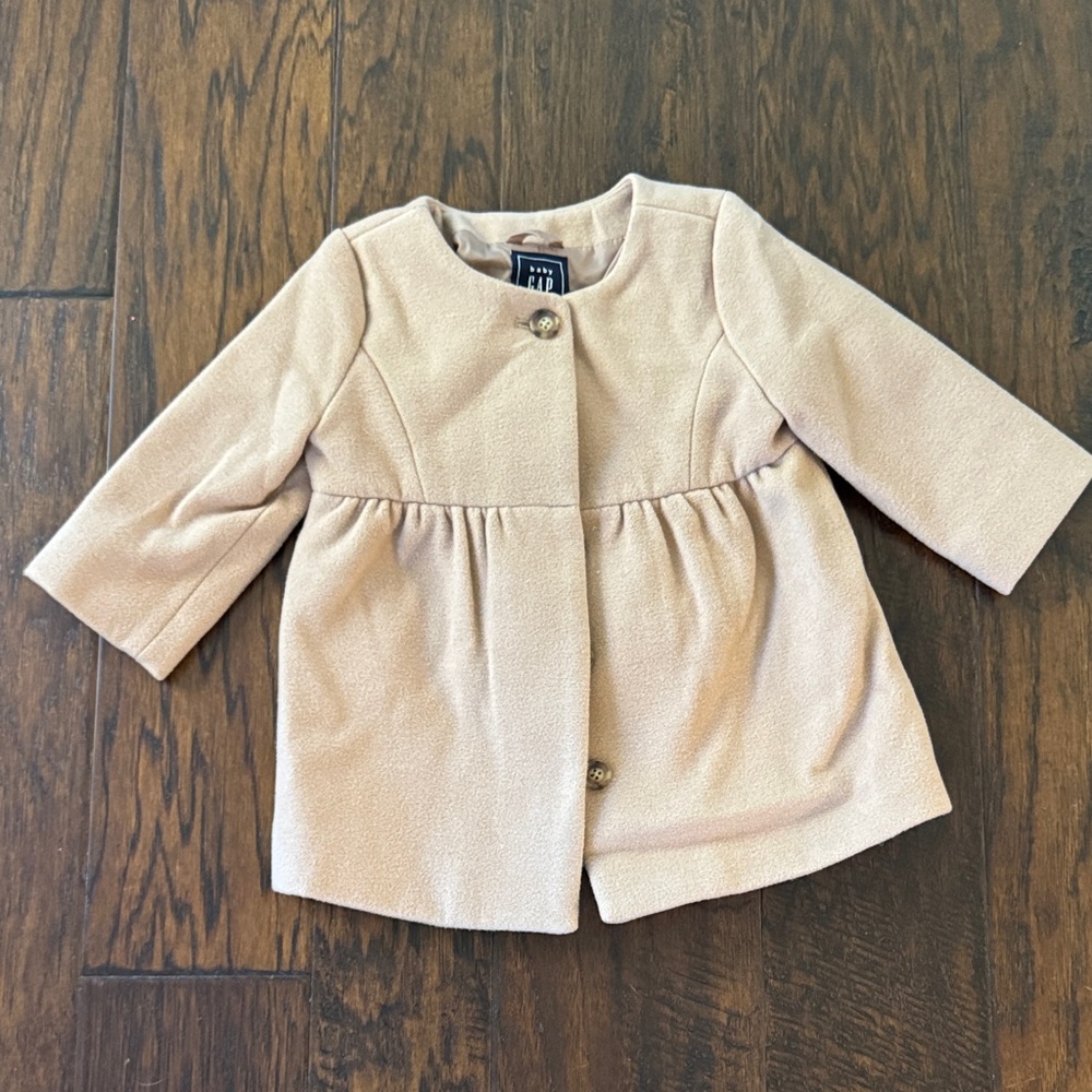 GAP Kids Cream Cape coat